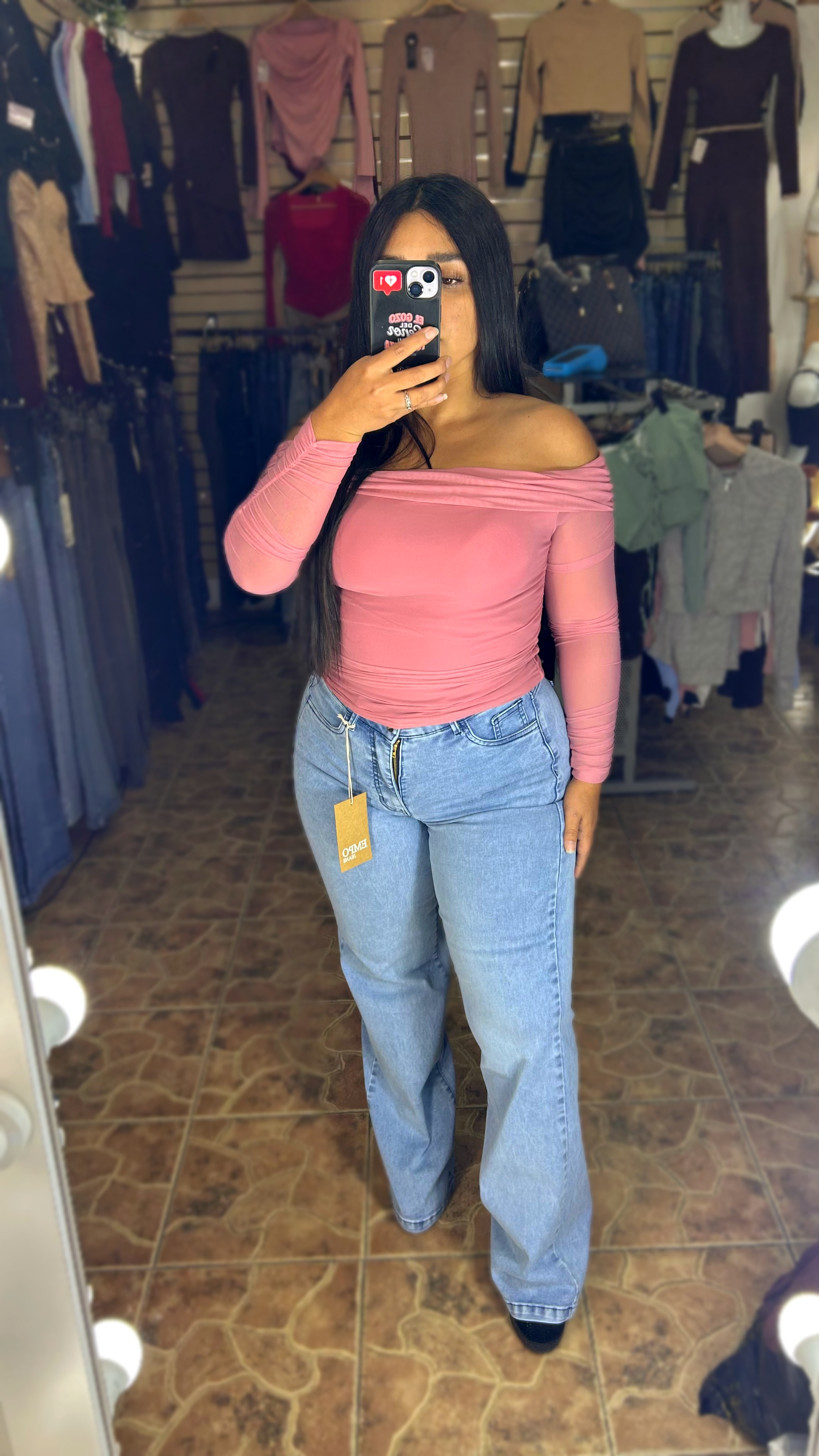 TOP DE MALLA HOMBROS