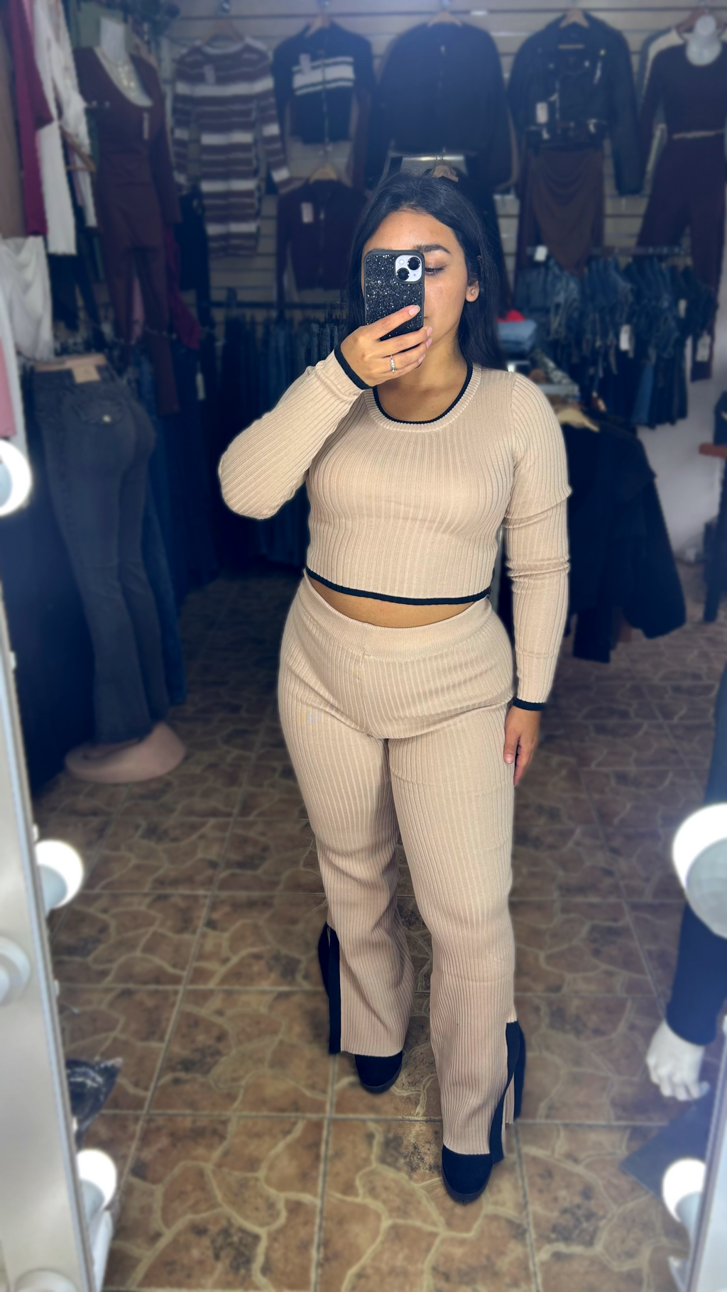 CONJUNTO LANILLA GRUESO