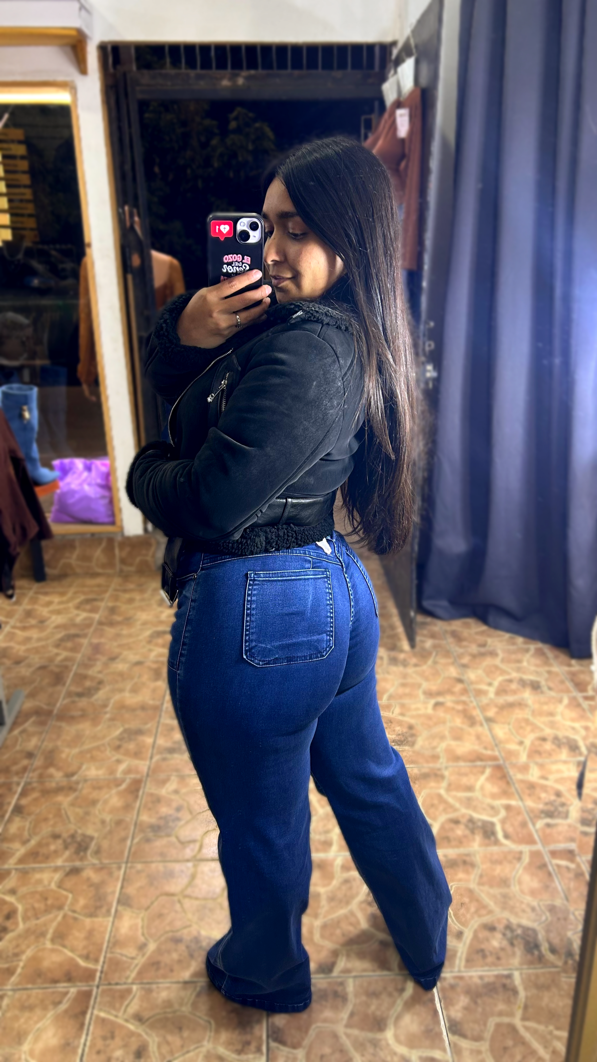 WIDE AZUL BOLSILLO CUADRADO