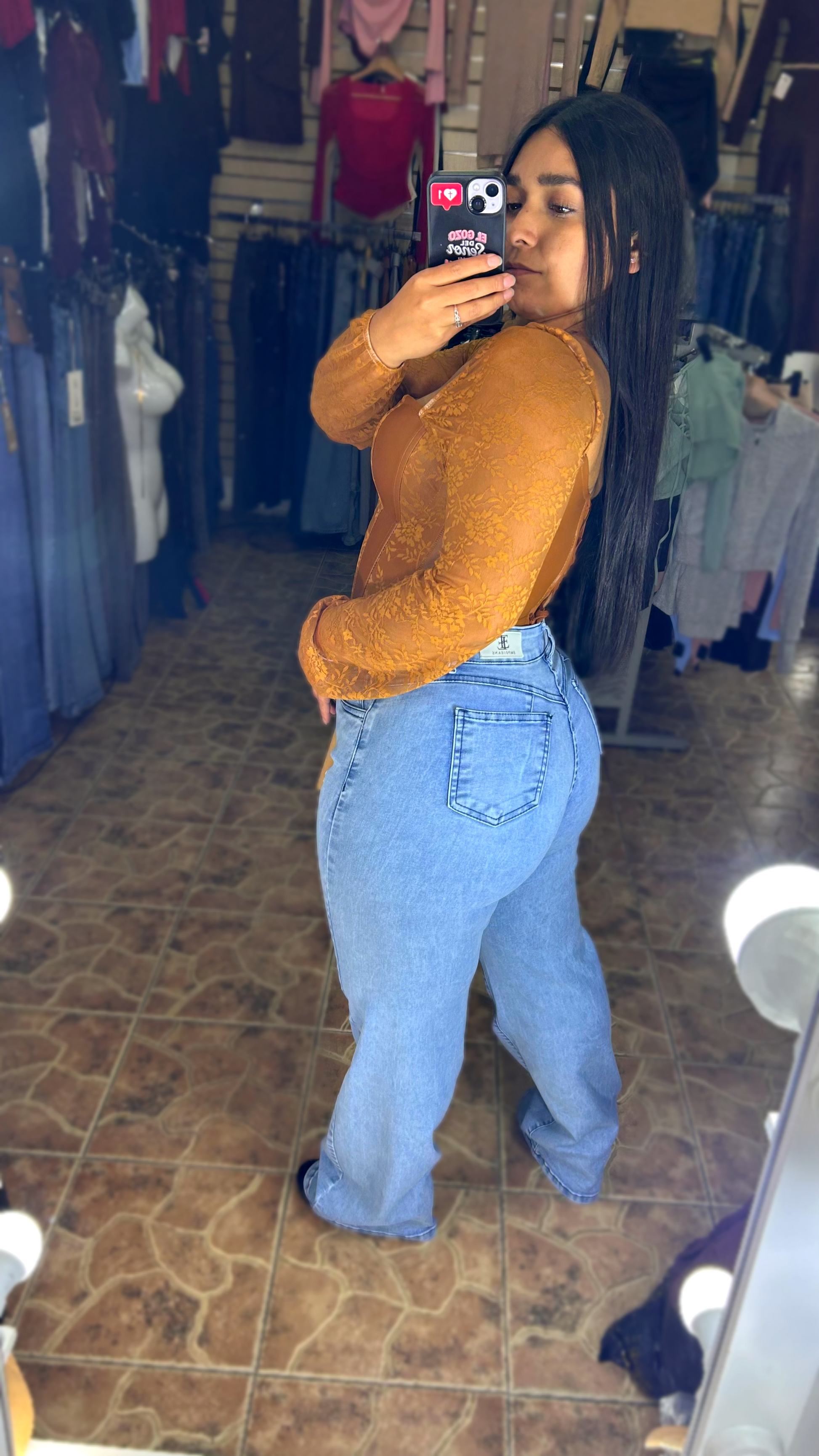 WIDE LEG CELESTE LISO